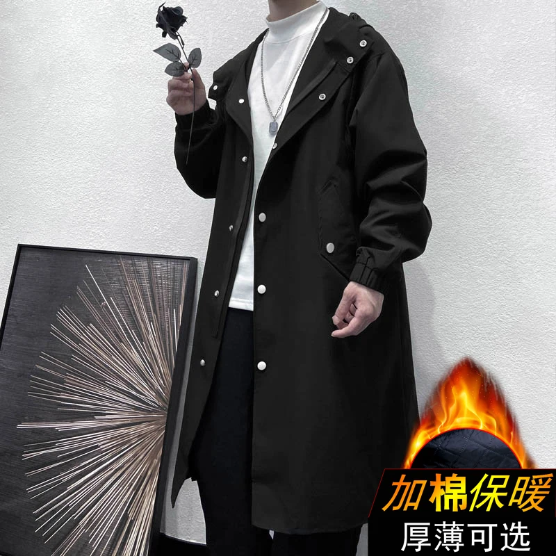 

2021 new arrival winter men trench coat Casual fashion jacket thicken coat,High quality Men's Jackets full size M-3XL