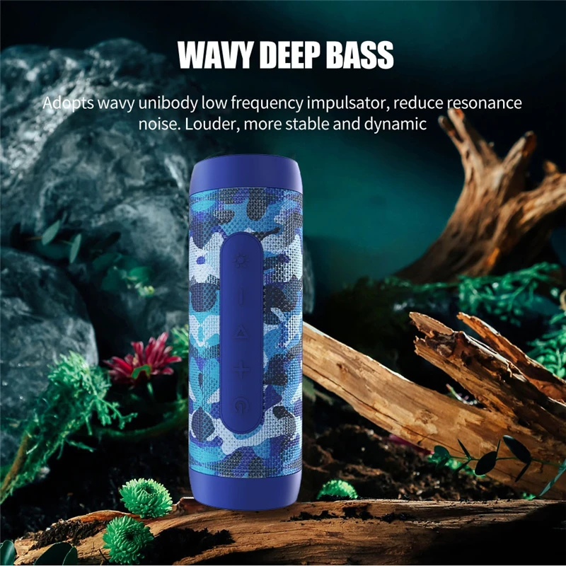 Портативный Bluetooth-динамик с радио фонариком беспроводной динамик бумбокс