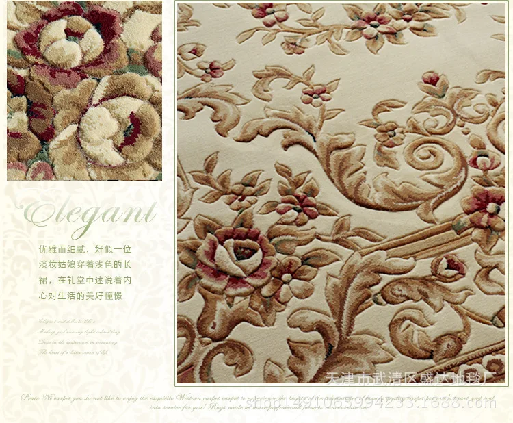 Large High Quality Handwoven Wool Carpets For Living Room Chinese Wool Carpet Bedroom Kids Rug Thick Plush Soft Floor Carpets