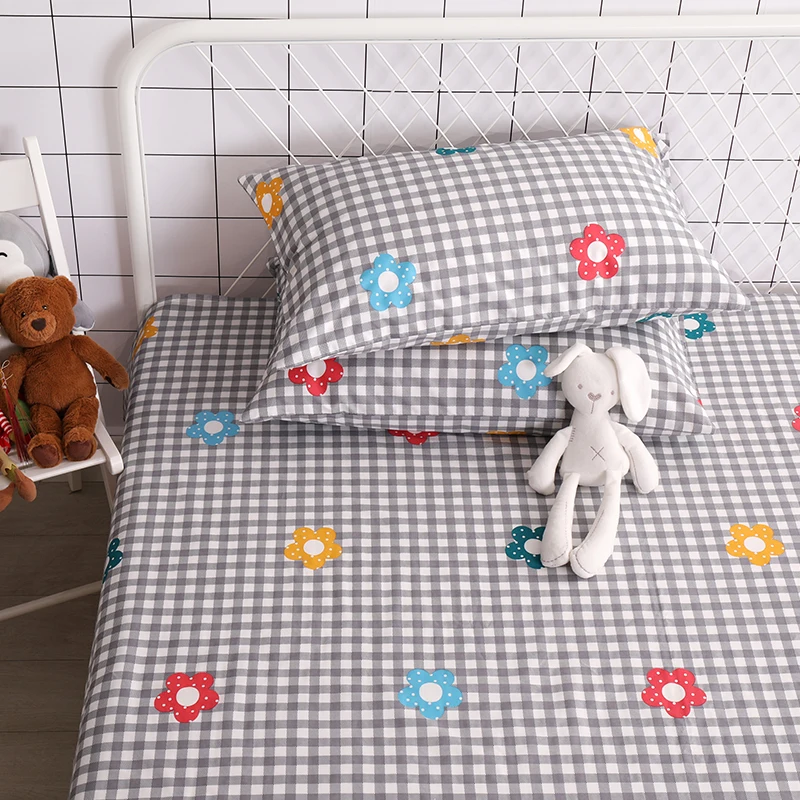 Постельное белье с цветочным принтом шириной 235 см детское мягкое постельное