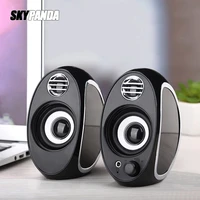 bass usb aux wired computer speakers a pair 5w2 high power speakers for laptop desktop phone portable multimedia loudspeaker