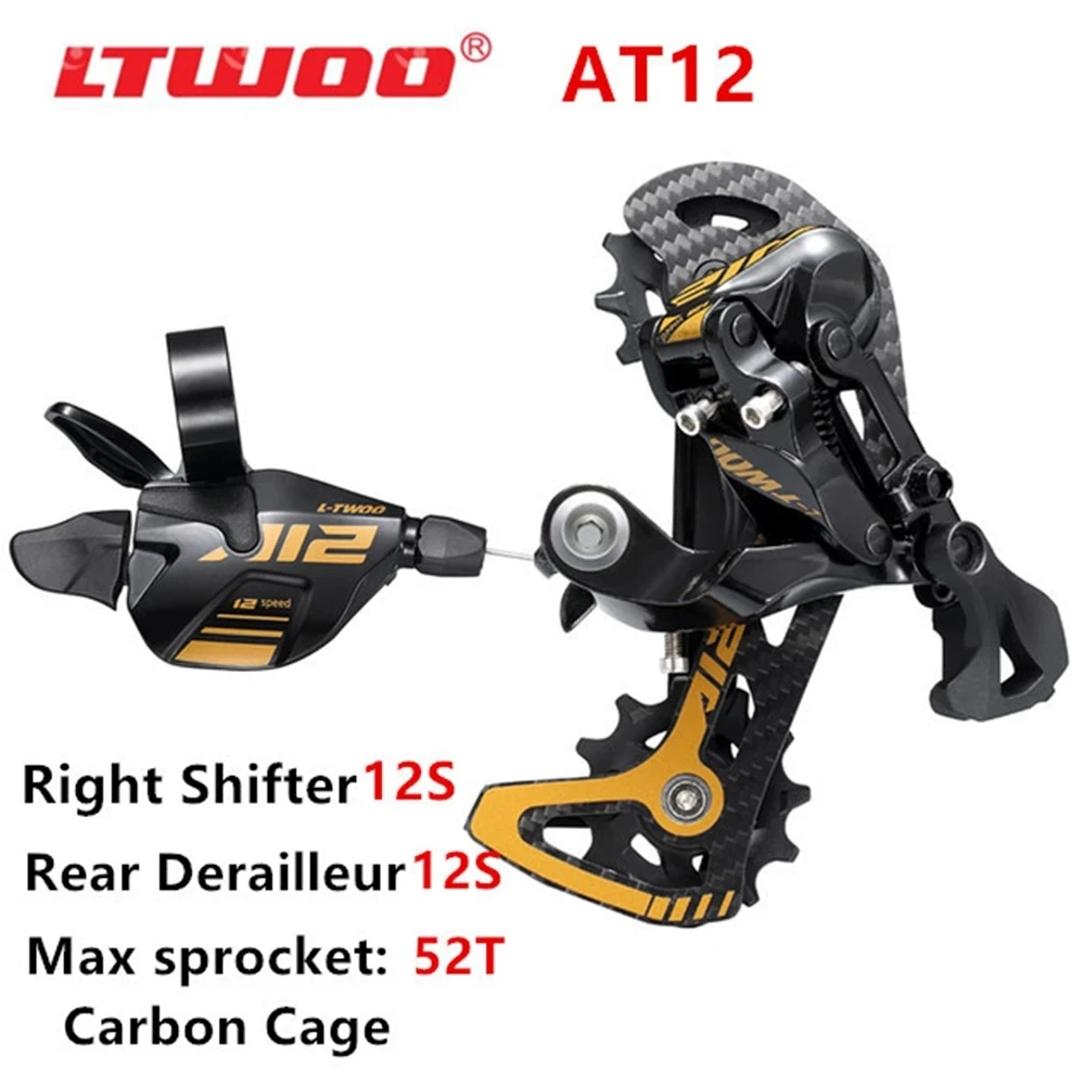 LTWOO MTB 12 Скоростей golden Groupset 1X12 переключатель передач задний ZTTO 12S11- 52T gold K7 кассета В