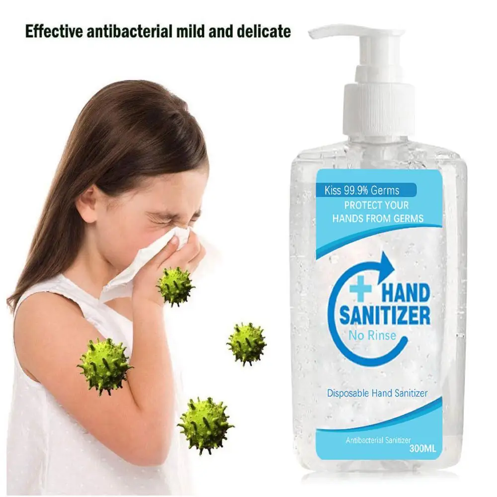 300 мл одноразовый Быстросохнущий Антибактериальный дезинфекционный гель