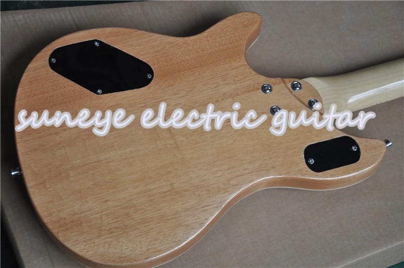 Suneye Китай OEM электрогитара с естественной деревянной глянцевой отделкой Guitarra