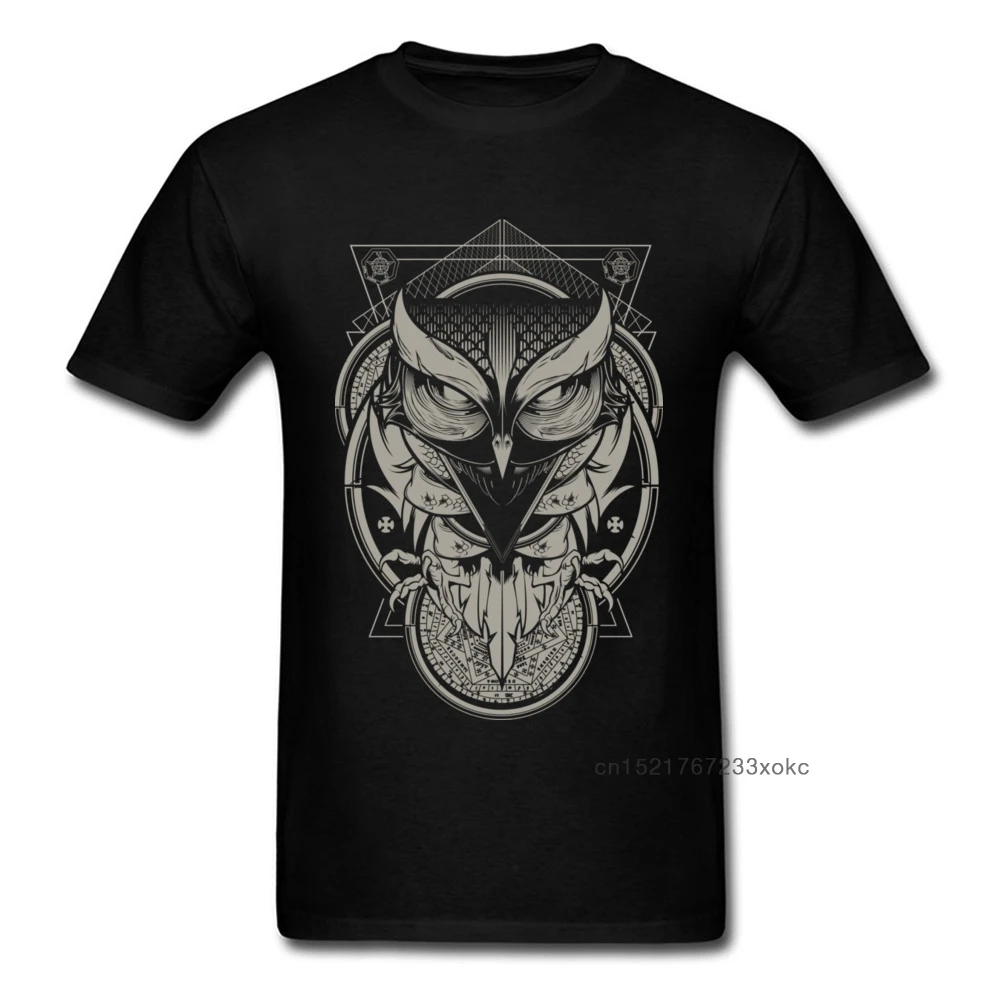 Пользовательские Алхимия топы с совой рубашки для мужчин бренд Отец День Crewneck