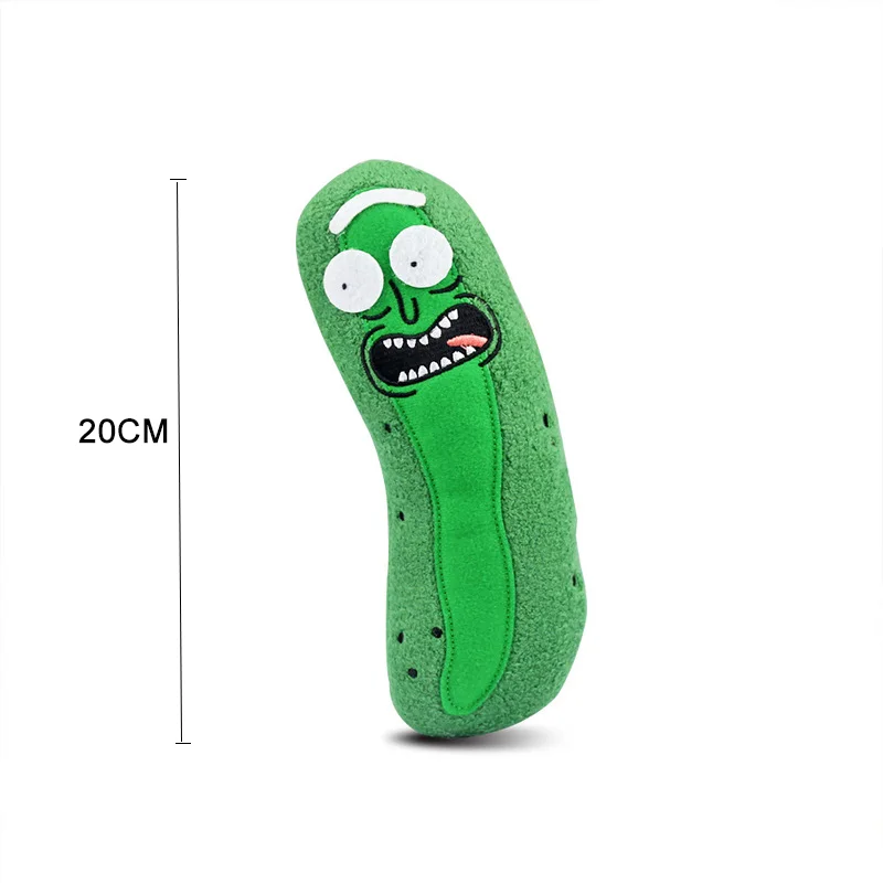

20cm Morty Plush Toys Cute Pickle Rick Soft Plush Stuffed Toys Funny Cucumber Stuffed Dolls Kids Girls Birthdays Gifts