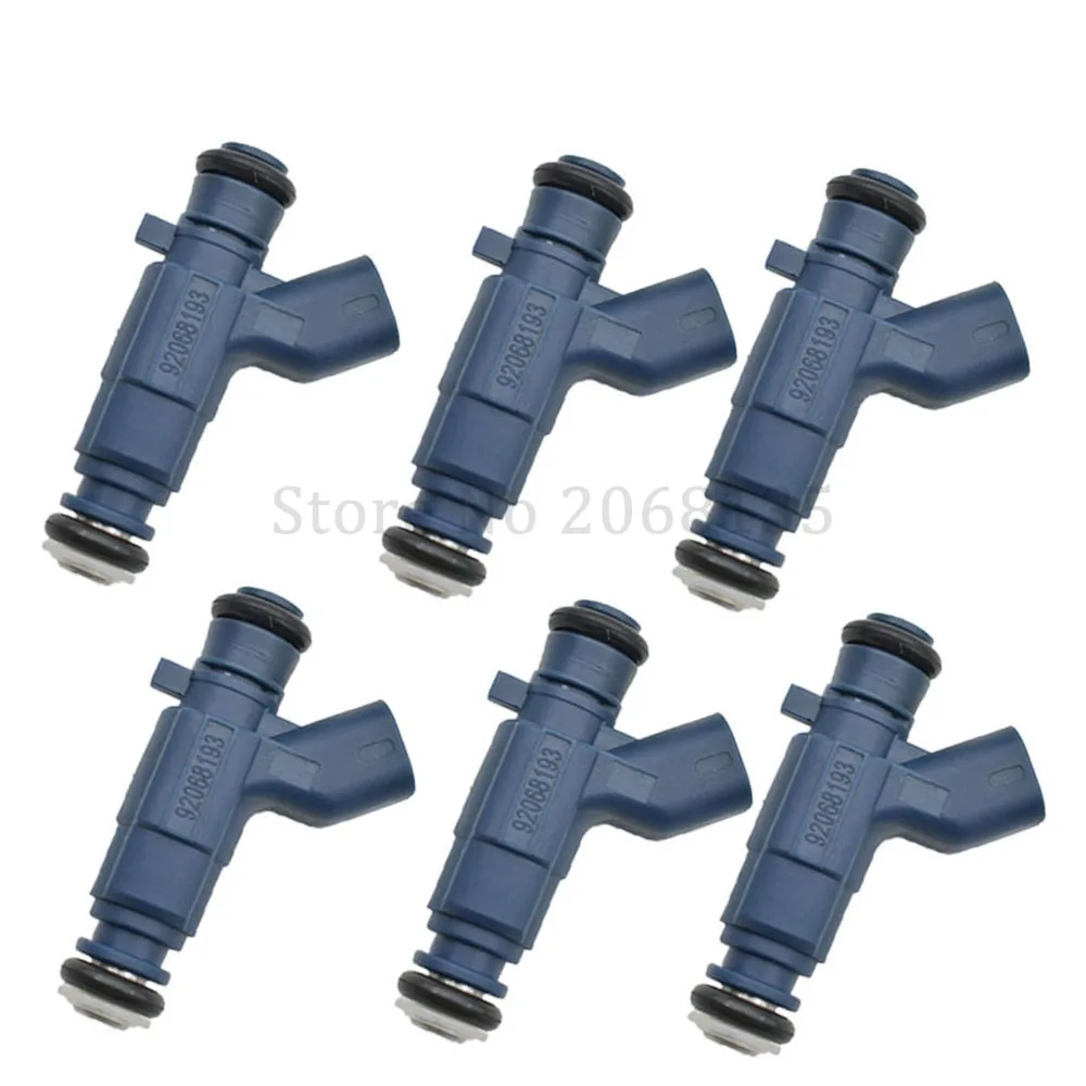 6 шт./компл. Форсунка топливной форсунки 0280156300 92068193 для Cadillac Pontiac Suzuki Chevrolet Malibu Equinox