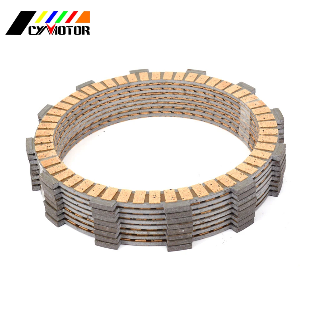 8 шт. мотоциклетные фрикционные диски сцепления Набор дисков для HONDA VT1300CR VT1300CRA VT