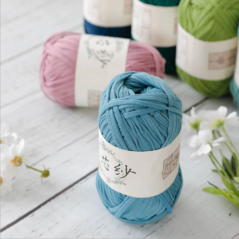 Плоская ленточная пряжа 200 г/шарик для рукоделия специально используется