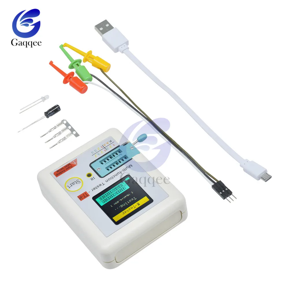 LCR-TC1/T7/TC-T7-H Транзистор тестер TFT Диод Триод измеритель емкости LCR ESR метр NPN PNP MOSFET ИК Многофункциональный тестер mul