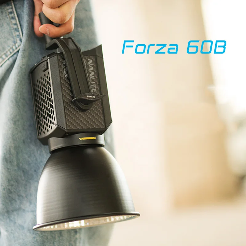 

Nanlite Forza60B 60B Fill Light Outdoor Shooting Lighting 2700K-6500K 60w Photography Spotlight Portable Video Light