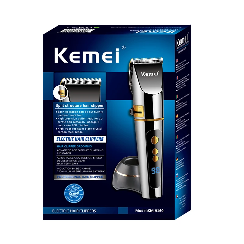 

barber Professional hair clipper rechargeable hair trimmer for men LCD digital electric cutter hair cutting machine haircut