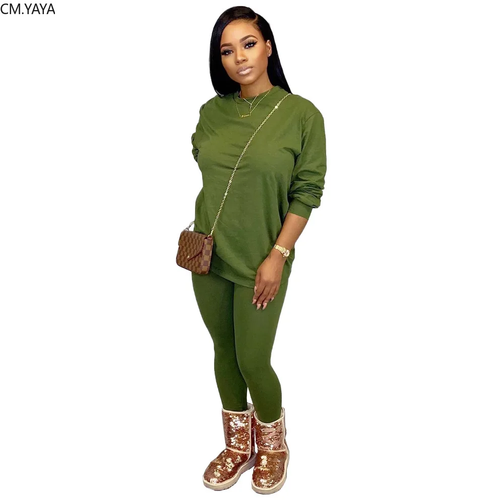 

Fashion Classic Solid Women's Set Two Piece Set Sweatshirt Jogger Pants Suit Tracksuit Matching Set Casual Outfit