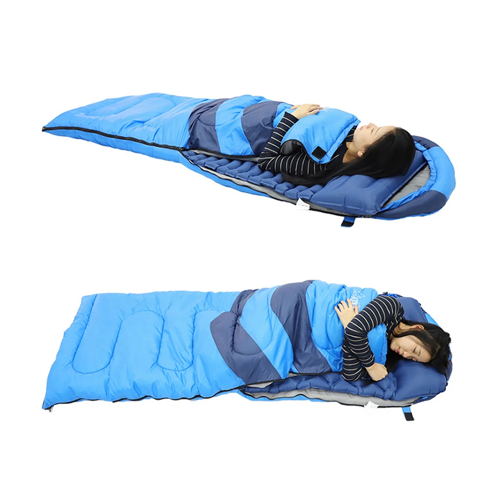 

Portable Camping Sleeping Pad Inflatable Air Mattresses Outdoor Mat Furniture Bed Ultralight Cushion with Pillow Hiking Picnic