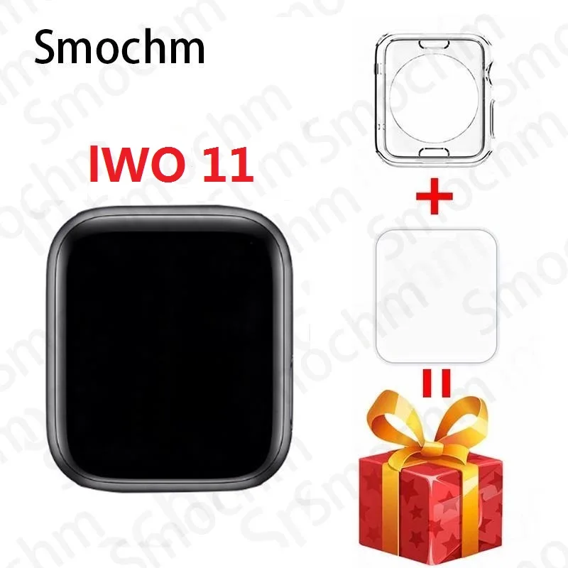 Смарт-часы Smochm Samba IWO 11 Pro Bluetooth GPS телефонная серия 5 44 мм 1:1 VS 10 9 MTK2503 для iOS iPhone Android |