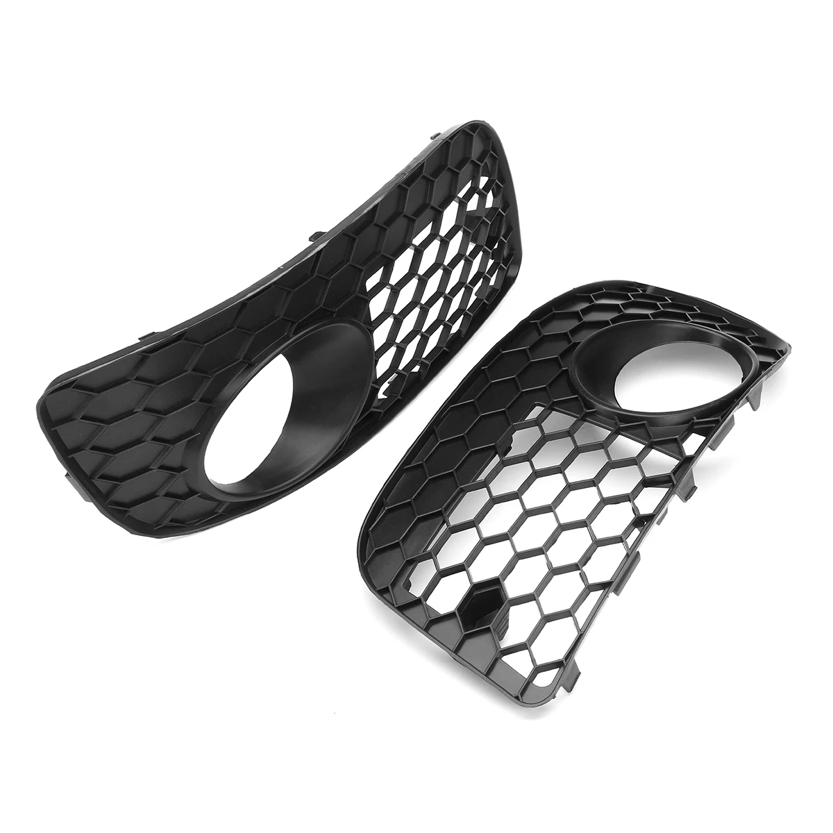 Пара сотовых шестигранных сетчатых противотуманных фар с открытыми