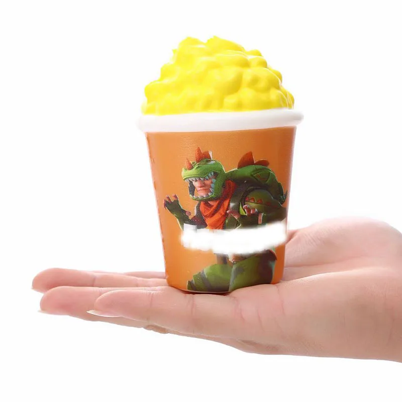 Мягкими Jumbo мягкий медленно поднимающийся игрушки для приготовления попкорна Еда Squishies резиновые игрушки битва снять Давление