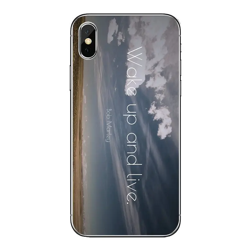 Bob Marley Quotes On Life Love and Money Transparent Soft Covers For Xiaomi Mi A1 A2 5X 6X 8 lite SE Pro Max Mix 2 2S 3 Mi5 Mi5S |