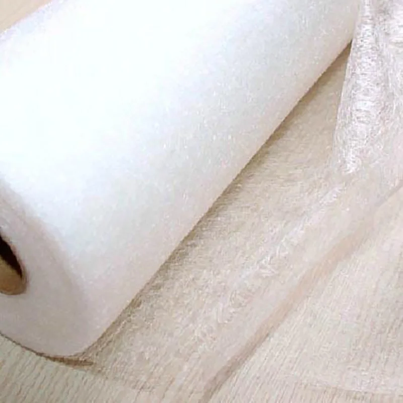 

50cmx110cm/Piece Patchwork Interlining Fabrics Double Faced Adhesive for Easy Iron Fabric Quilting Cream White Batting Accessory