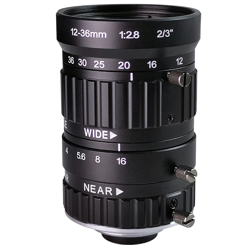 5.0Megapixel 12-36mm HD CCTV lens manual Iris Varifocal C mount for ip cameras Low distortion FA 2/3" Format | Безопасность и