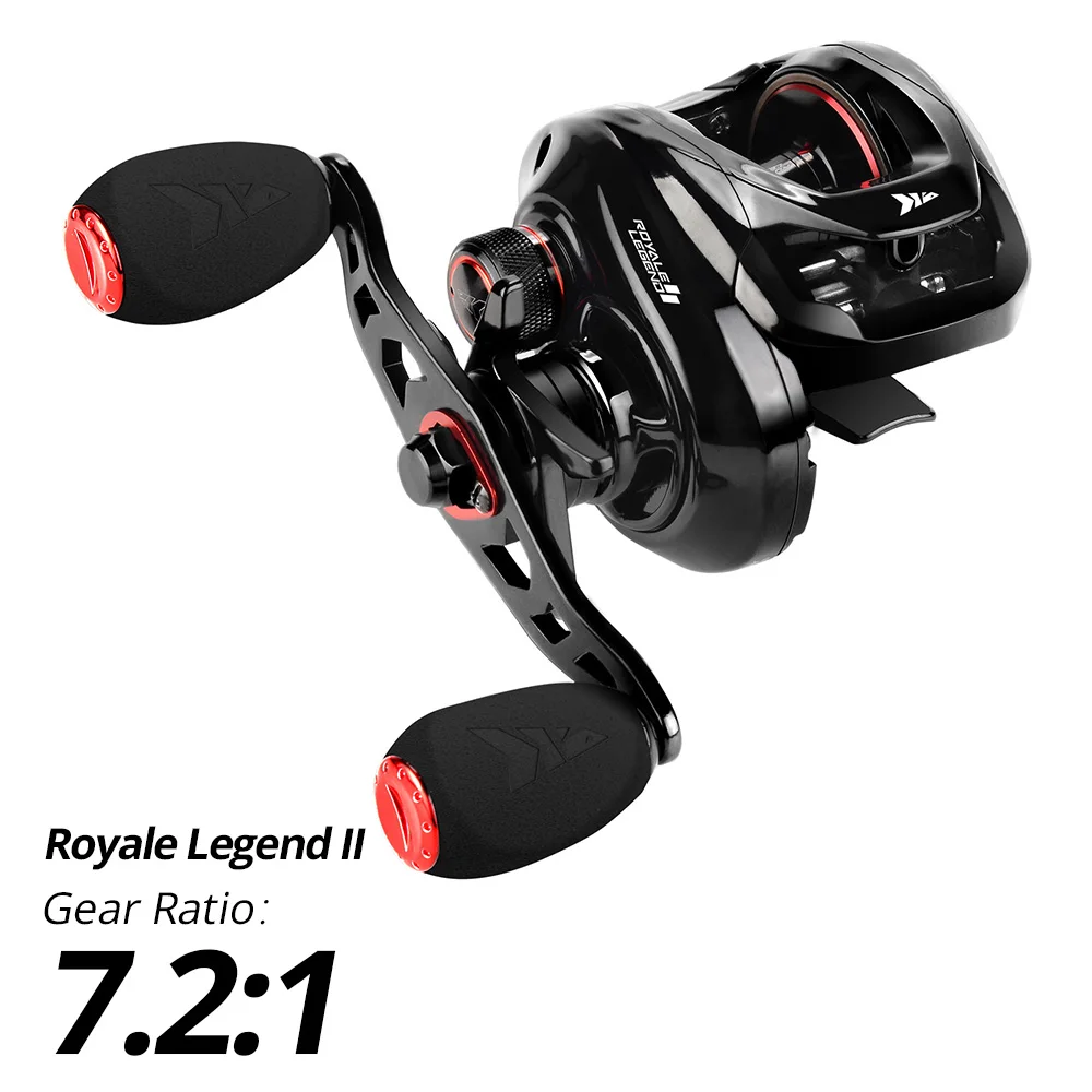 KastKing Royale Legend II катушка для заброса 7,2: 1 5,4: 1 Передаточное отношение катушка для карпа Магнитная двойная тормозная система 8 кг катушка для ловли - Цвет: Серый