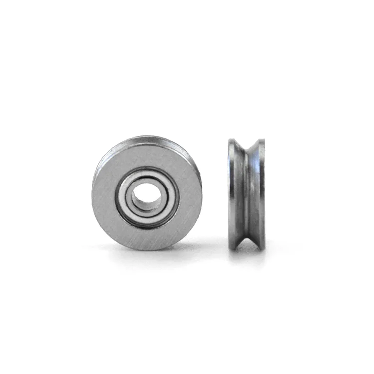 5pcs Micro V-Groove steel Wheel Wire Passing Guide roller Carbon Steel Bearing Pulley Roller 3*12*4mm | Обустройство дома