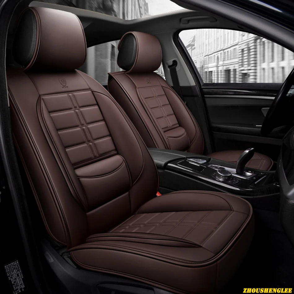 Авто из искусственной кожи для автомобильных сидений для ssangyong korando zotye t600 peugeot 508 sw 607 507 407 408 mercedes w245 подушки сиденья автомобиля