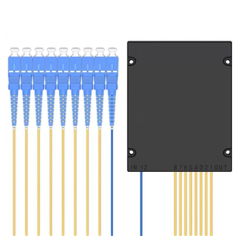 Бесплатная доставка FTTH FBT PLC волоконно оптический сплиттер 1x8 PLCFiber SC/UPC 1X8