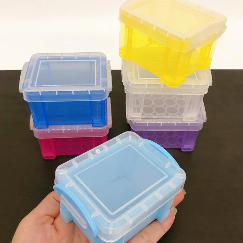 

1/6 1/12 Dollhouse Miniature Storage Box Simulation Furniture Storage Box Model Toys for Doll House Decoration 8.5*6.5*5cm