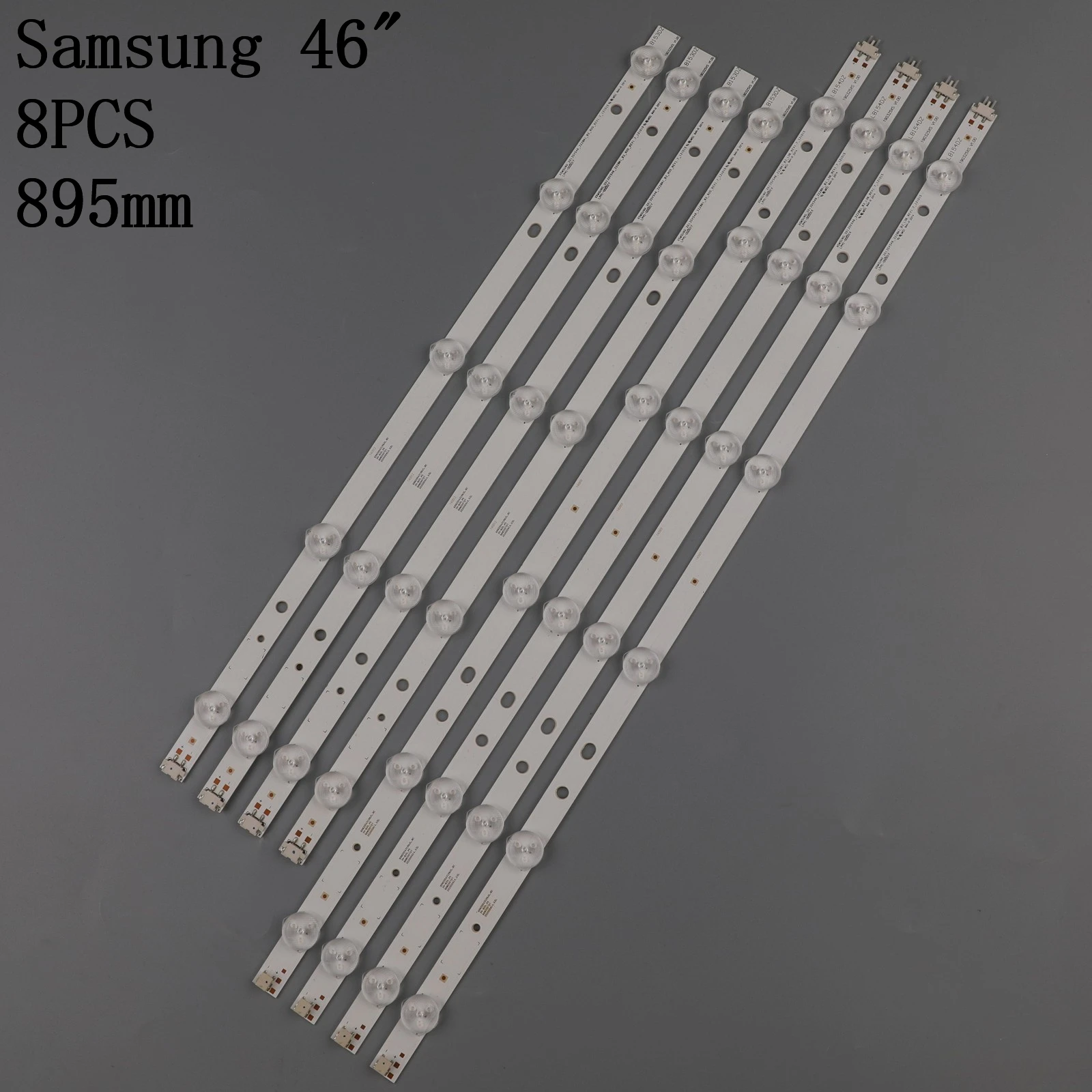 

New Kit 8 PCS LED backlight strip for Samsung UE46H5373 UE46H6203 UN46FH6030F D3GE-460SMA-R2 D3GE-460SMB-R1 2013SVS46 3228N1