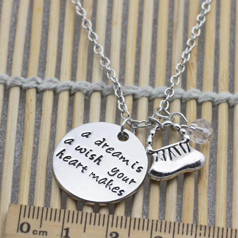 Мечта-это желание которое ваше сердце делает кулон ожерелье рождественский