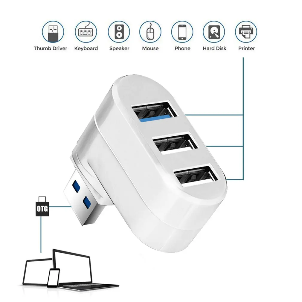 

For Pc Laptop Usb Hub 3/6 Port Usb Hub 3.0 High Speed Multi-Hub Usb Splitter 2.0 Hab 1 Multiple Adapter Usb 3.0 Card Reader