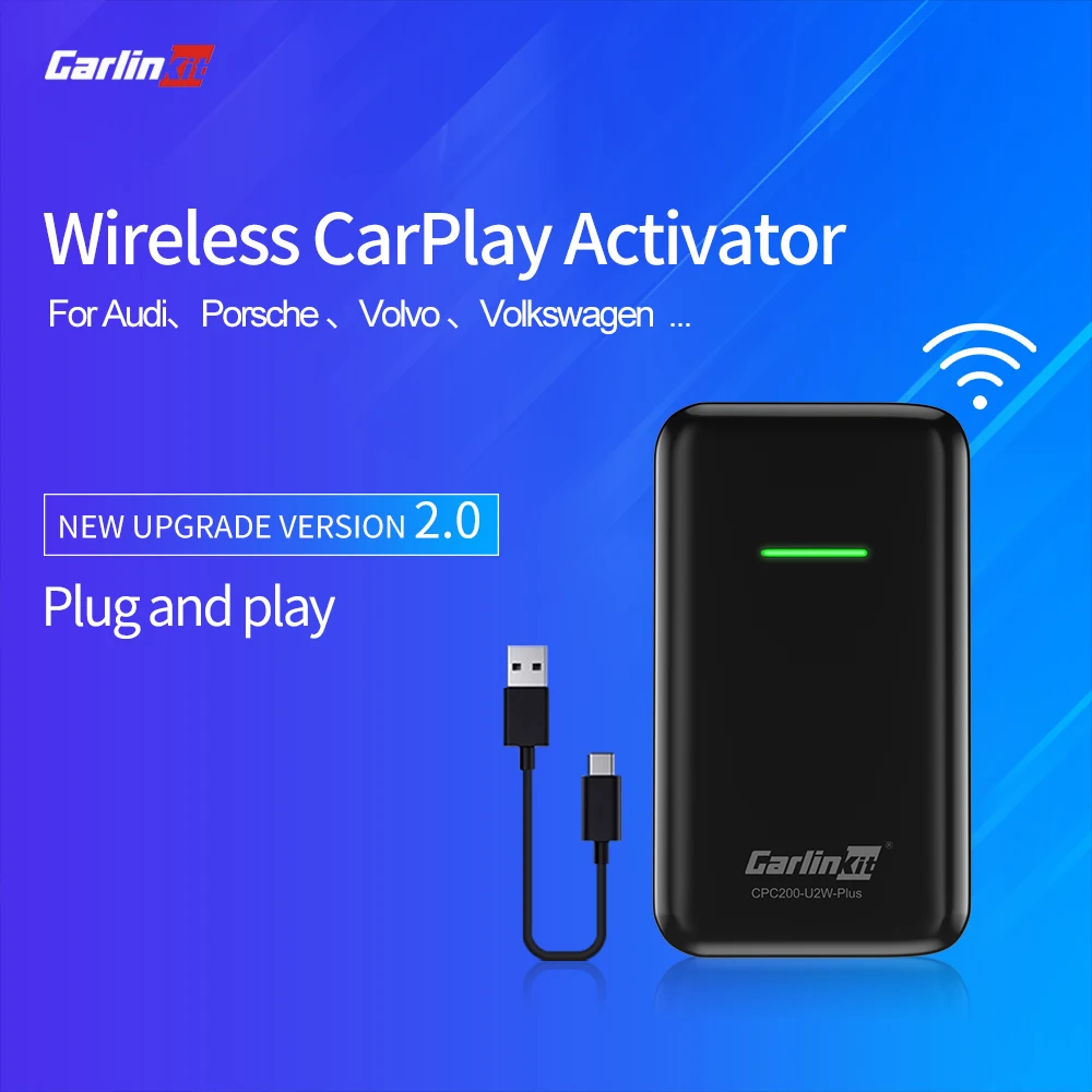 Carlinkit 2 0 Версия Беспроводной адаптер Carplay ключ для автомобиля Audi VW оригинальный