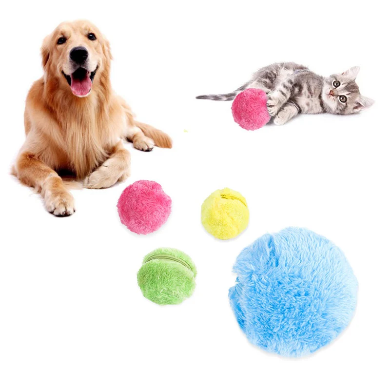 Волшебный роликовый мяч собака кошка игрушка активация автоматический