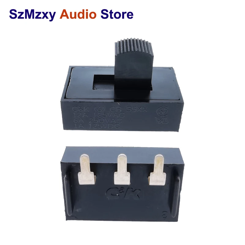 1 шт. слайдовые переключатели серии CR S5 12A 125VAC 6A 250VAC 1A 125VDC 3PIN | Строительство и