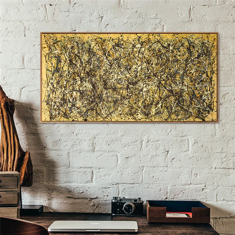 Один номер 31 1950 по Jackson Pollock спрей плакаты с живописью и принты Картины для