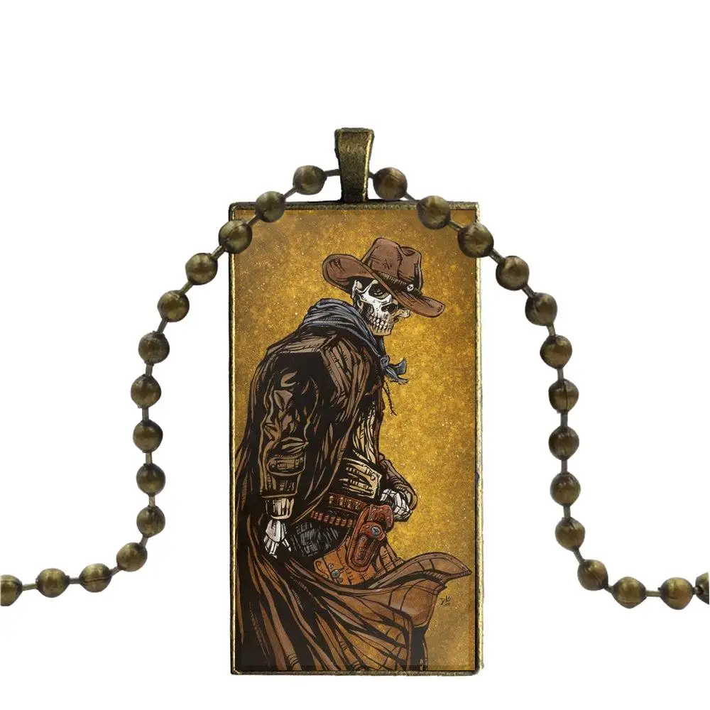 Женское винтажное ювелирное изделие Ariel Day Of The Dead бронзовое цветное стеклянное