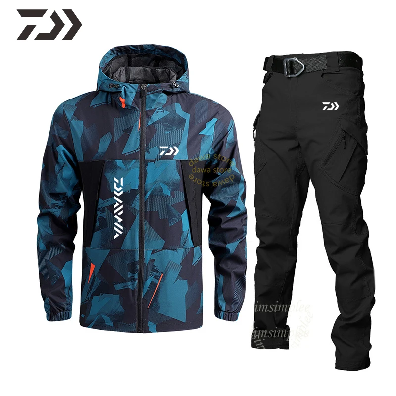 Рыболовный костюм Мужская одежда для рыбалки водонепроницаемые штаны дышащая