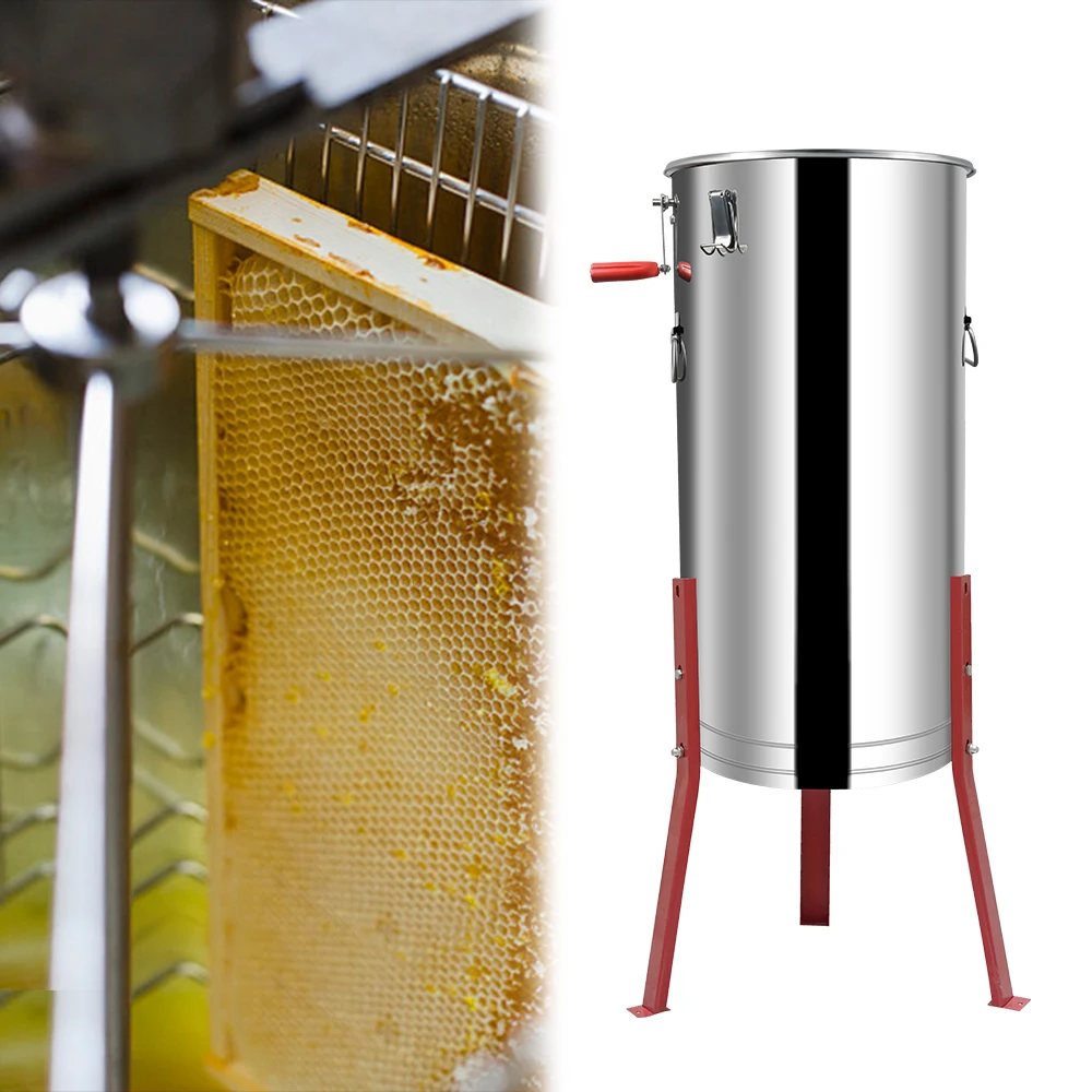 

Honey Extractor Beekeepiing Product Bee 2 Frame Honeycomb Spinner Crank Tools For Beekeeper Supplier Equipment