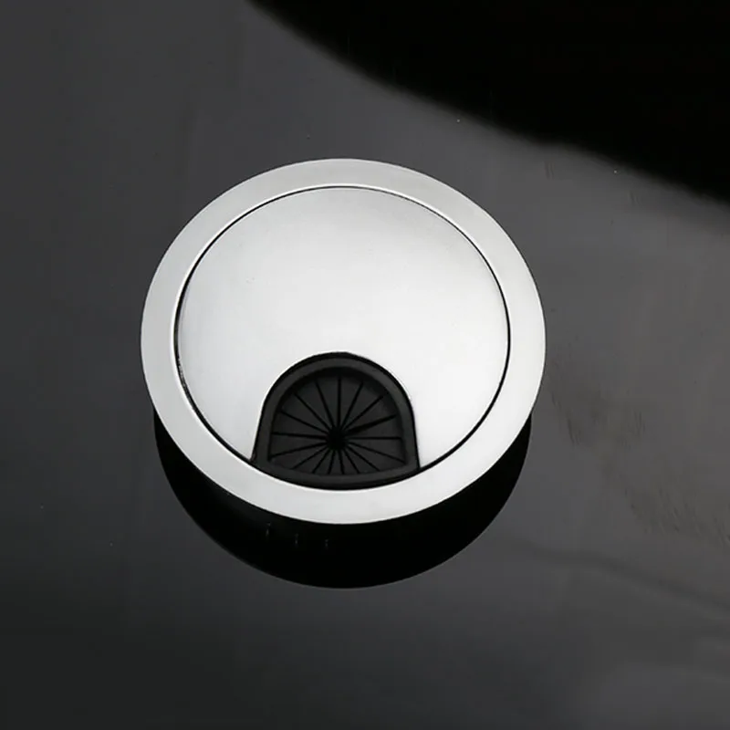 Круглая Втулка из цинкового сплава с отверстием для кабеля фурнитура мебели