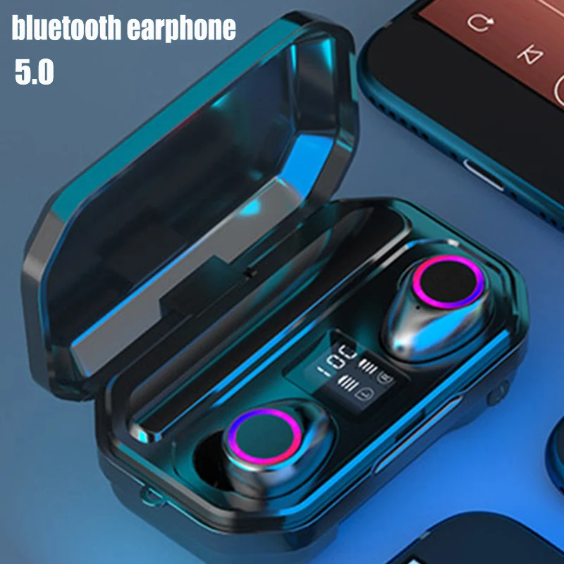 Tws наушники Беспроводные Музыкальные Bluetooth гарнитура Шумоподавляющие 5 0
