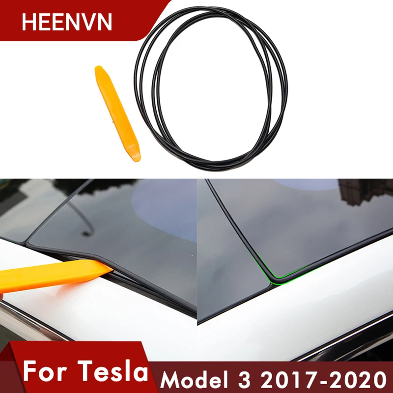 Комплект шумоподавления от ветра автомобиля Model3 бесшумный комплект уплотнений