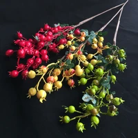 10p fake pomegranate tree stems artificial red green yellow pomegranate branches 25 for diy bridal bouquet wedding centerpieces