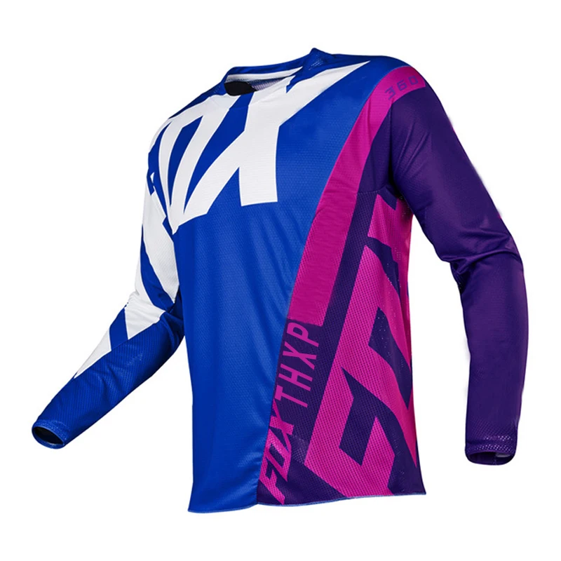 

Motorcycle Mountain Team Racing Downhill Jersey MTB Offroad DH MX Bike Jersey Motorcycle Cross Country Mountain Fox Bike Jersey