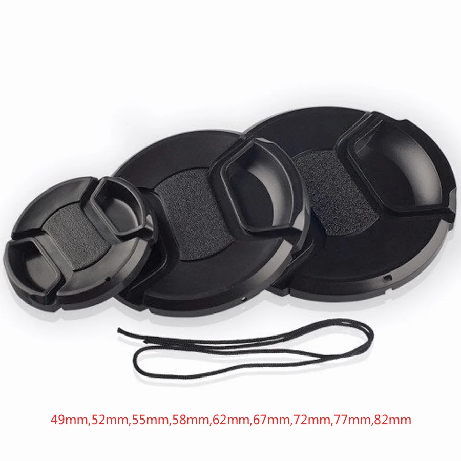 

Canon camera lens cover accessories, M50, Nikon, Sony a6000, 49mm, 52mm, 55mm, 58mm, 62mm, 67mm, 72mm, 77mm, 82mm