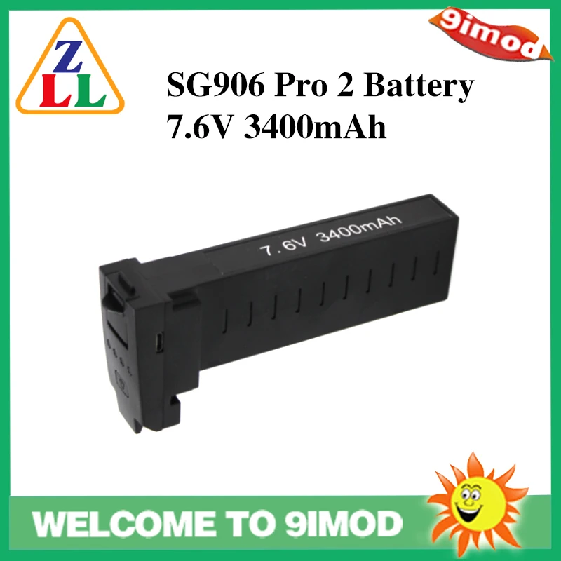 

ZLL Original Upgrade Battery for SG906 PRO2/SG906 Pro GPS RC Drone7.6V 3400MAH Lipo Battery Brushless 5G Wifi PFV Drones Parts