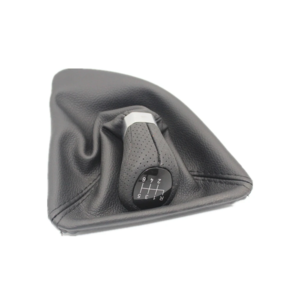 Рычаг переключения передач автомобильный 6 скоростей с кожаным чехлом для BMW 1