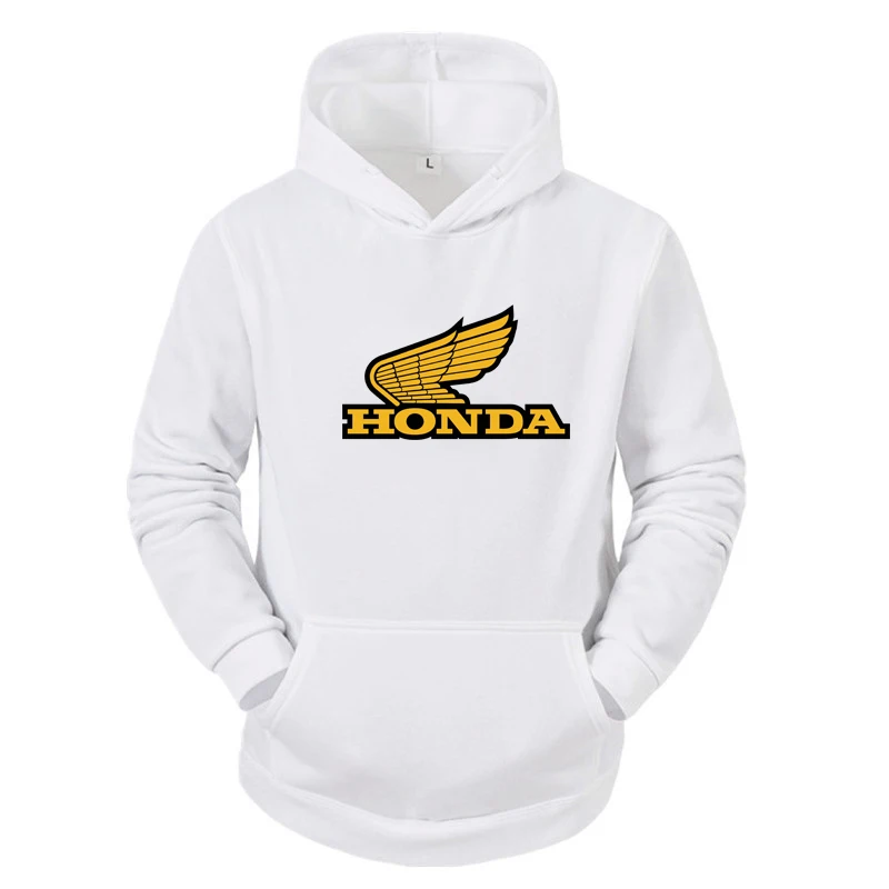 

2021 New Honda Motorcycle Racing Logo Hoodie Men's Print Hooded High Quality Casual Harajuku Pullover Sweatshirt