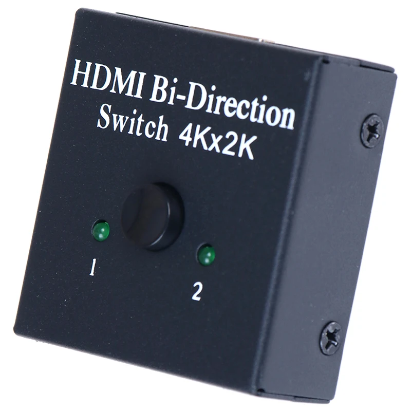 

4K UHD HDMI Splitter HDMI Switch Switcher 1X2 2X1 Split 1 in 2 Out Amplifier 4Kx2K HDMI Switcher 1080P 2 Ports Bi-directional