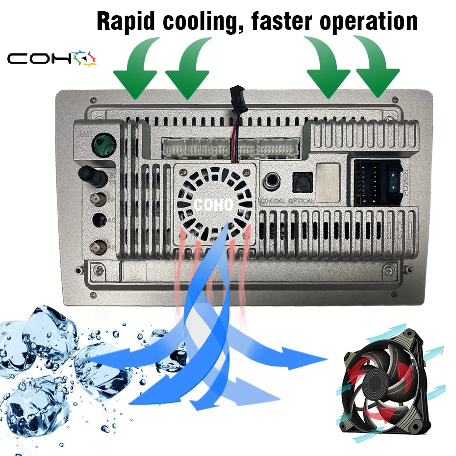

COHO For VW CC MAGOTAN 2010-2018 Android 10.0 Octa Core 6+128G Car Multimedia Player Stereo Receiver Radio Cooling Fan